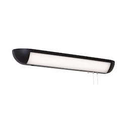 36-in 58W Clairemont Overbed Light, 4000 lm, 120V, CCT Select, Black