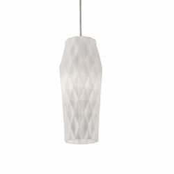 60W LED Candace Pendant Light, 1-Light, E26, 120V, White