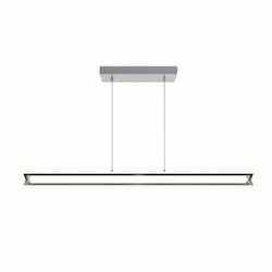 48-in 38W Cass Pendant, Linear, 2940 lm, 120V, 3000K, Nickel