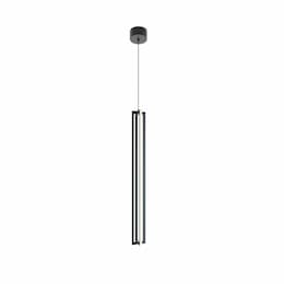 36-in 36W Cass Pendant, 2600 lm, 120V, 3000K, Black