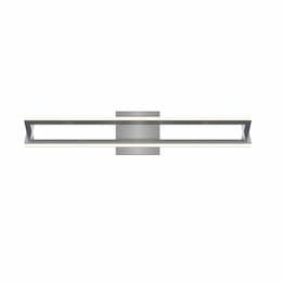 24-in 24W Cass Vanity Light, 1700 lm, 120V, 3000K, Nickel