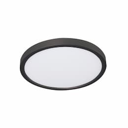 8-in 15W Edge Flush Mount, 1000 lm, 277V, CCT Select, Black