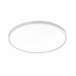 24-in 40W Edge Flush Mount, 3375 lm, 120V-277V, CCT Select, White