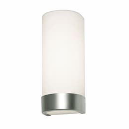 17W LED Evanston Wall Sconce, 120V-277V, Selectable CCT, Satin Nickel