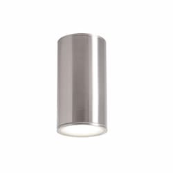 8-in 12W Everly Outdoor Light, 1000 lm, 120V-277V, CCT Select, Nickel