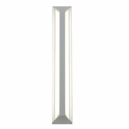 23W LED Fulton Wall Sconce, 1800 lm, 120V, 3000K, White