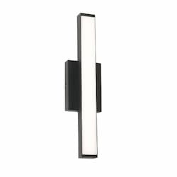 AFX 18-in 25W Gale Outdoor Sconce, 1425 lm, 120V-277V, 3000K, Black