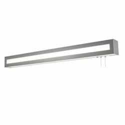 AFX 80W LED Hayes Overbed Light, 5400 lm, 120V, 3000K, Satin Nickel