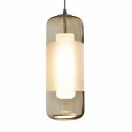 10W LED Hermosa Pendant Light, 1-Light, 1000 lm, 120V, 3000K, Brown