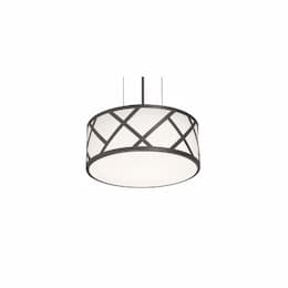 13-in 17W Haven Pendant Light, 946 lm, 120V-277V, CCT Select, Black