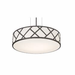 13-in 40W Haven Pendant Light, 1919 lm, 120V-277V, CCT Select, Black