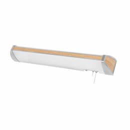 46W LED Ideal Overbed Light, 5400 lm, 120V, 3000K, Light Oak