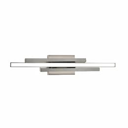 24-in 22W Indra Vanity Light, 1625 lm, 120V-277V, CCT Select, Nickel