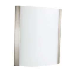 15W LED Ideal Wall Sconce, 1300 lm, 120V-277V, 4000K, Satin Nickel