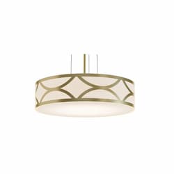 20-in 25W Lake Pendant Light, 3-Light, E26, 120V, Gold