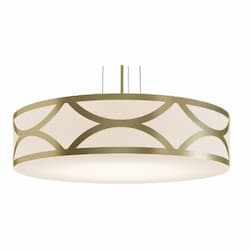 30-in 25W Lake Pendant Light, 4-Light, E26, 120V, Gold