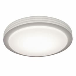 33W LED Lenox Flush Mount, 1800 lm, 120V, Selectable CCT, White