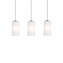 36-in 60W Leo Pendant Light, Linear, 3-Light, E26, 120V, Nickel