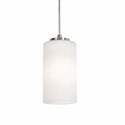 AFX 4-in 60W Leo Pendant Light, 1-Light, E26, 120V, Nickel