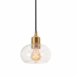 7-in 60W Laney Pendant Light, 1-Light, E26, 120V, Gold