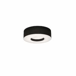 12-in 25W Montclair Flush Mount, 2-Light, E26, 120V, Black