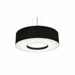 19-in 25W Montclair Pendant Light, 3-Light, E26, 120V, Black/Black