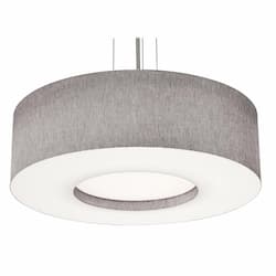 30-in 25W Montclair Pendant Light, 4-Light, E26, 120V, Gray/Nickel