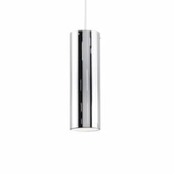 14W LED Manhattan Pendant Light, 120V-277V, 3000K, Brushed Chrome