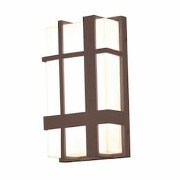 24W LED Max Outdoor Wall Sconce, 2500 lm, 120V-277V, 3000K, Bronze