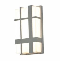 24W LED Max Outdoor Wall Sconce w/ Photocell, 120V-277V, 3000K, Gray