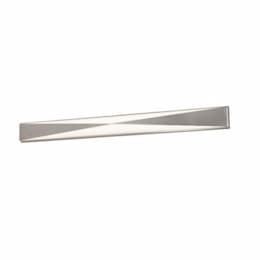 62W LED Novara Vanity Light, 4800 lm, 120V, 3000K, Satin Nickel