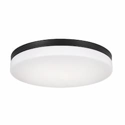 14-in 20W Oscar Flush Mount, 1500 lm, 120V, CCT Select, Black