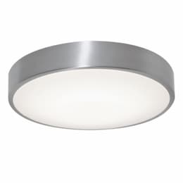 46W LED Octavia Flush Mount w/ Backup, 120V, Selectable CCT, Aluminum