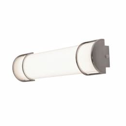 17W LED Pacific Vanity Light, 1800 lm, 120V, 3000K, Satin Nickel