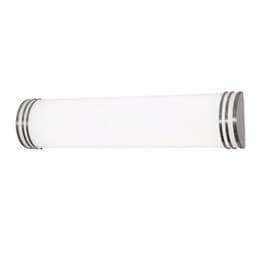 24-in 25W Palmer Vanity Light, 1900 lm, 120V-277V, CCT Select, Nickel