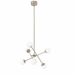 24-in 40W Pearl Pendant Light, 2723 lm, 120V, 3000K, Nickel