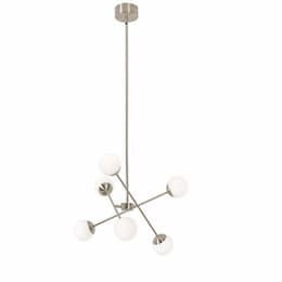 24-in 40W Pearl Pendant Light, 2723 lm, 120V, 3000K, Nickel