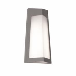 20W LED Pasadena Outdoor Sconce, 120V-277V, Selectable CCT, Gray