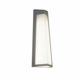 28W LED Pasadena Outdoor Sconce, 120V-277V, Selectable CCT, Gray