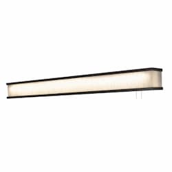 60W LED Randolph Overbed Light, 4050 lm, 120V, 3000K, Bronze/Jute