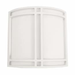 14W LED Radio City Wall Sconce, 1500 lm, 120V-277V, 4100K, White