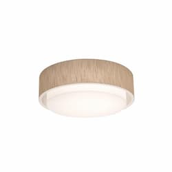 18-in 25W Sanibel Flush Mount, 3-Light, E26, 120V, Jute