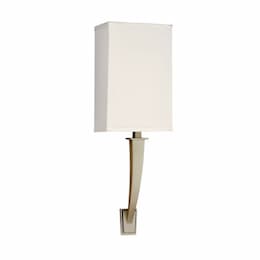 9W LED Sheridan Wall Sconce, 1-Light, Selectable CCT, Champagne/Cream