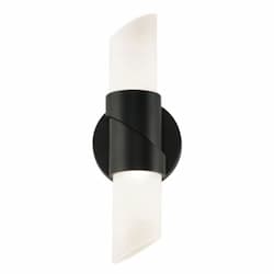 13W LED Slice Wall Sconce, 1400 lm, 120V, 3000K, Black