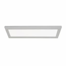 39W LED Sloane Flush Mount, 3200 lm, 120V, 3000K, Satin Nickel