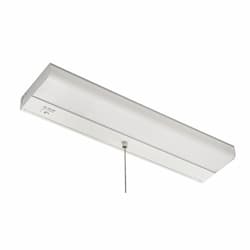 18-in 9W T5LC Closet Light w/ Chain, 614 lm, 120V, CCT Select, White