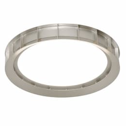 17.5W LED Tatum Flush Mount, 1400 lm, 120V, 3000K, Satin Nickel