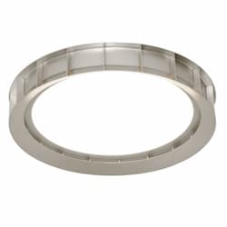 17.5W LED Tatum Flush Mount, 1400 lm, 120V-277V, 3000K, Satin Nickel