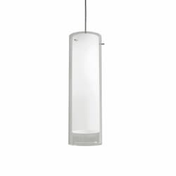 60W LED View Pendant Light, 1-Light, E26, 120V, White