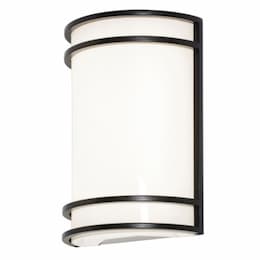 9W LED Ventura Outdoor Wall Sconce, 1000 lm, 120V-277V, 3000K, Bronze